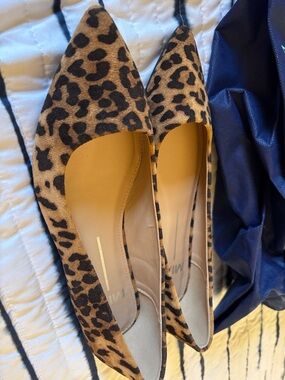 Mia Leopard Print Pointed Toe Women’s Flats size 8.5